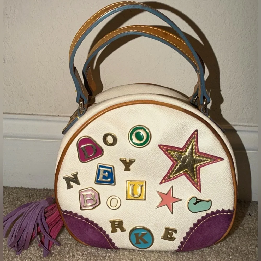 Rare Vintage Y2K Limited Ed. Dooney & Bourke x Lindsey Lohan Collab, IT BAG - Picture 1 of 14